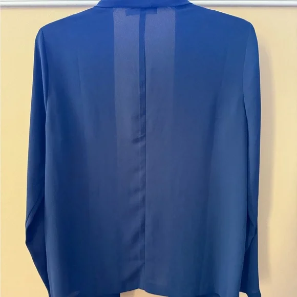 NWOT semi sheer navy blue “blazer”. - Picture 4 of 4